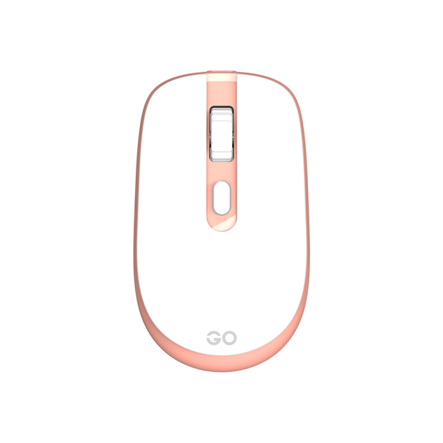 Комплект беспроводная клавиатура и мышь Fantech Go WK896 Персиковый - изображение 4