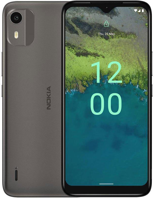 Smartfon Nokia C12 3/64GB Charcoal (6438409087423) - obraz 1