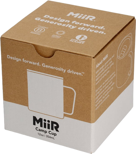 Kubek kempingowy MiiR biały 350 ml (840150800491) - obraz 4