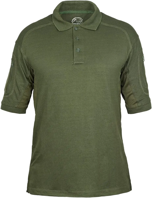 Теніска поло Defcon 5 Tactical Polo Short sleeves with Pocket XL з велькро колір od green - зображення 1