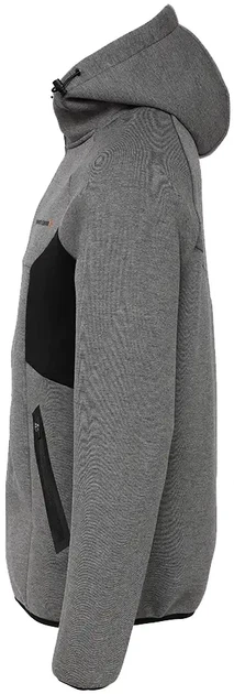 Реглан Savage Gear Tec - Foam Zip Hoodie S Dark Grey Melange - зображення 2
