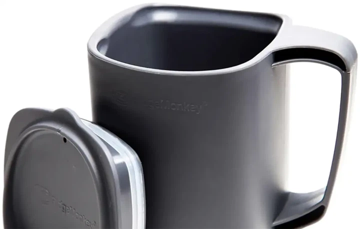 Термокружка RidgeMonkey ThermoMug 400ml, серый, 130x120x90 мм (9168.00.80) - изображение 2