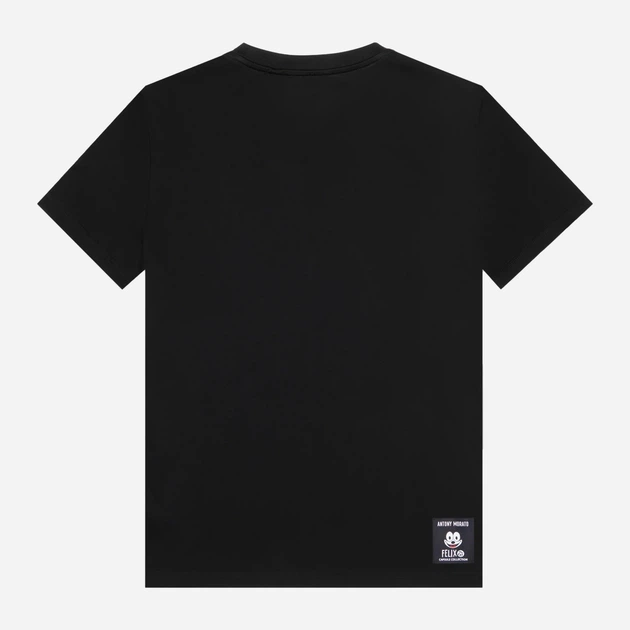 Koszulka męska bawełniana Antony Morato MMKS02205FA100227-9000 XL Czarna (8052136331611) - obraz 4