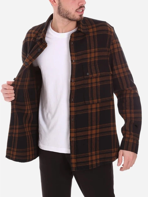 Koszula męska bawełniana w kratę Antony Morato MMSL00657FA410153-9000 54 Czarna (8052136168675) - obraz 3