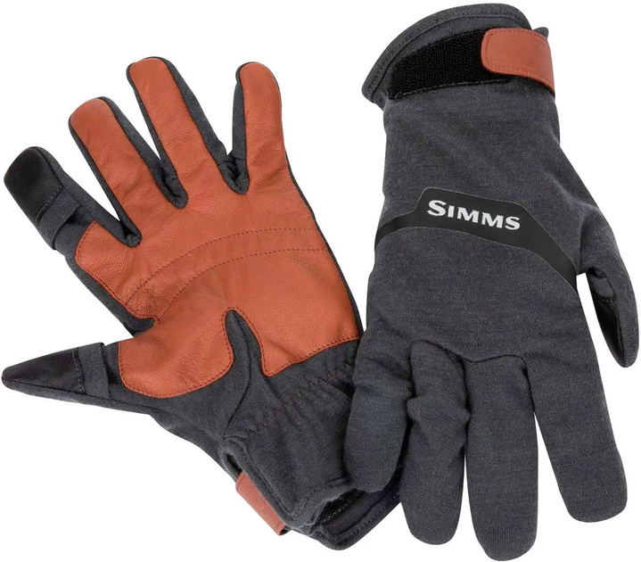 Перчатки Simms Lightweight Wool Tech Glove M Carbon - изображение 1