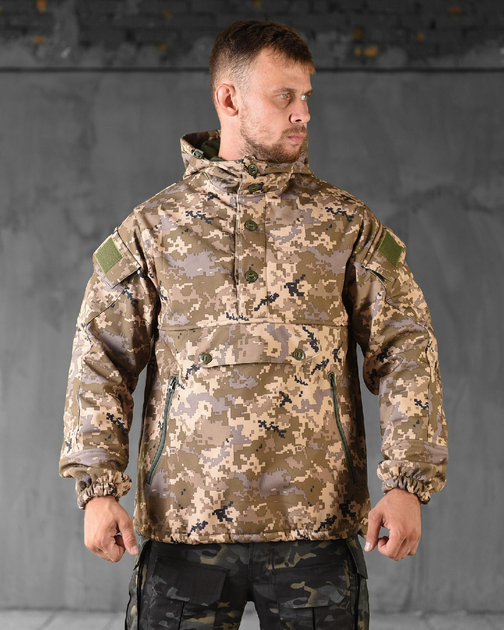 Тактическая демисезонный анорак SoftShell L пиксель (88914) - изображение 2