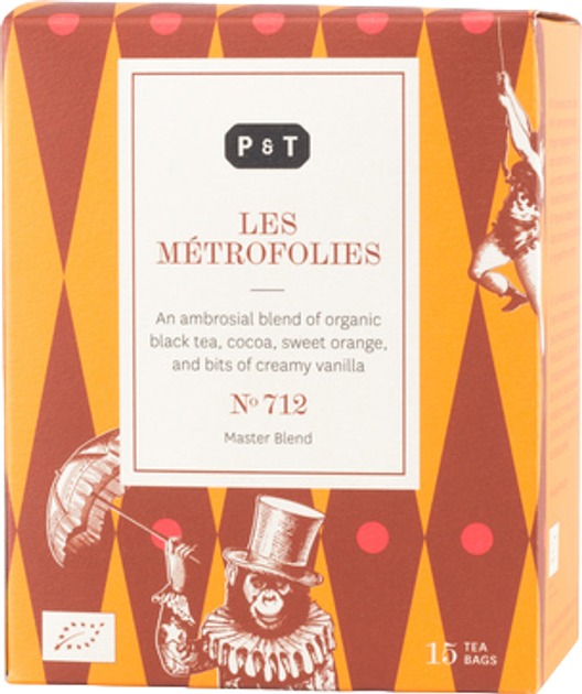 Чай Paper & Tea Les Metrofolies 15 пакетиків (4055743013554) - зображення 1