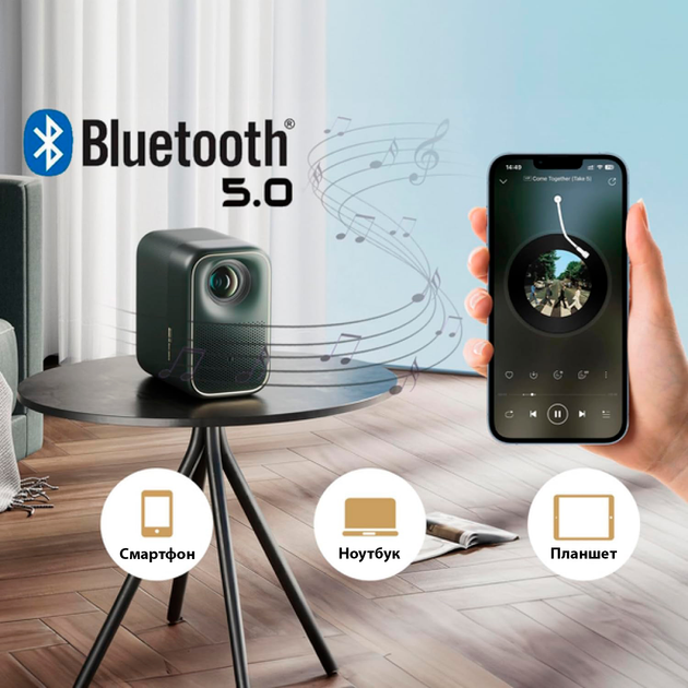 Проектор Xiaomi Xming Page One Black Full HD LED Android з