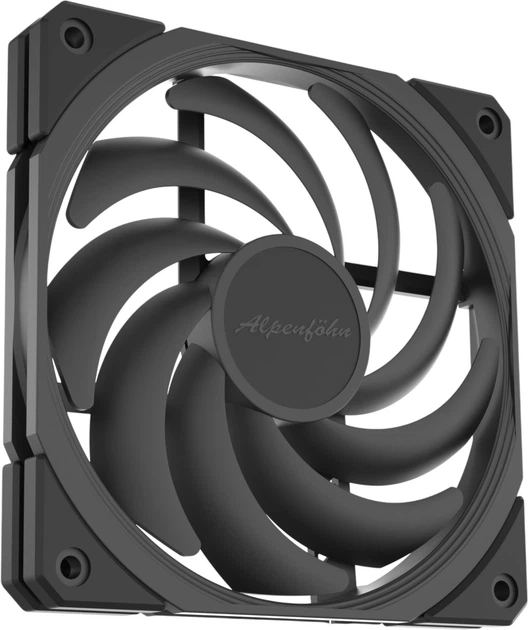 Chłodzenie Alpenfohn 120 JetStream Slim PWM Black (4250280327090) - obraz 6