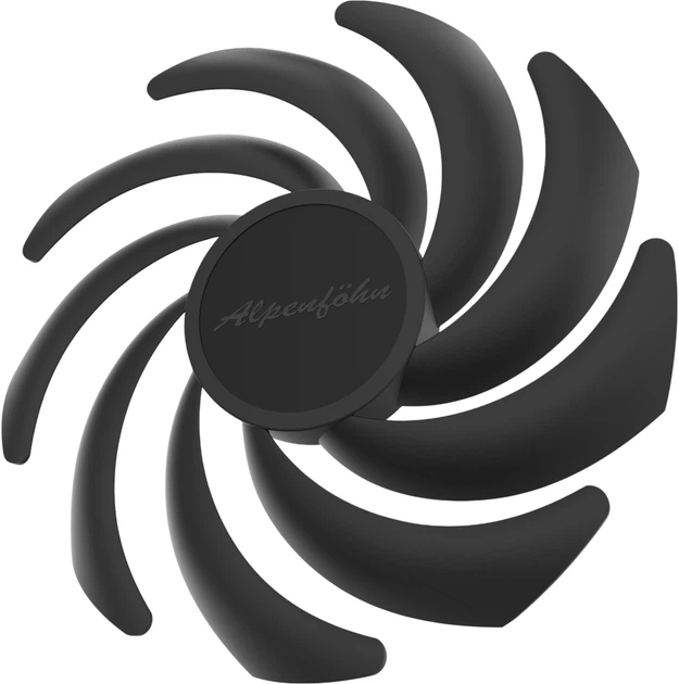 Chłodzenie Alpenfohn 120 JetStream Slim PWM Black (4250280327090) - obraz 9