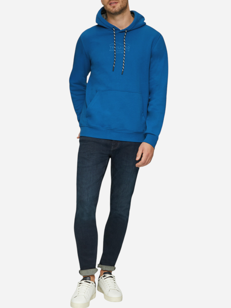 Bluza męska z kapturem s.Oliver 10.3.11.14.140.2153546-55D1 2XL Granatowa (4099976480790) - obraz 3