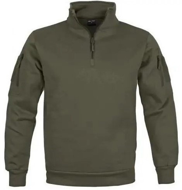 Кофта Mil-Tec Tactical Sweatshirt Толстовка Tactical Olive 11472512 розмір 3XL - зображення 1