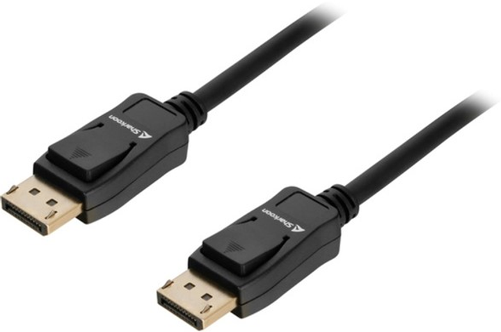 Kabel Sharkoon DisplayPort - DisplayPort 1.4 8K M/M 3 m Black (4044951036127) - obraz 2