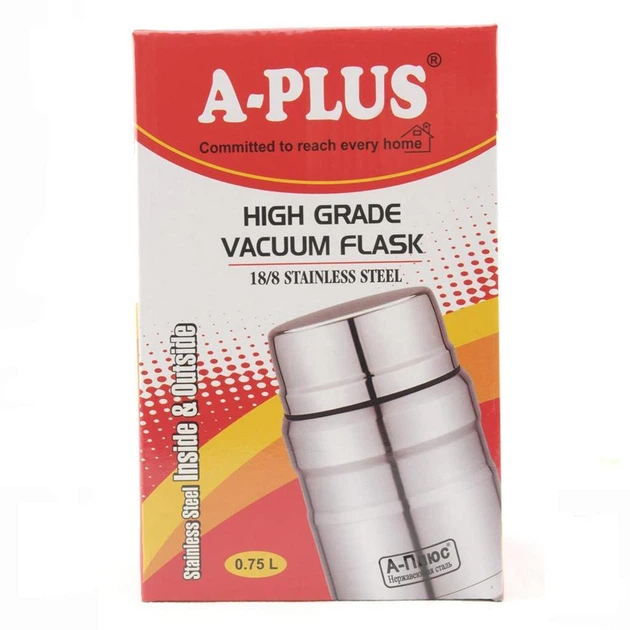 Термос для їжі Харчовий A-PLUS ART-1768 Steel 750 мл - зображення 3