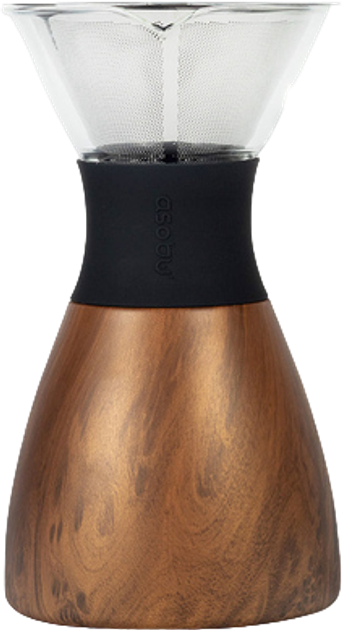 Dripper do kawy Asobu drewniany 1000 ml (842591049439) - obraz 1