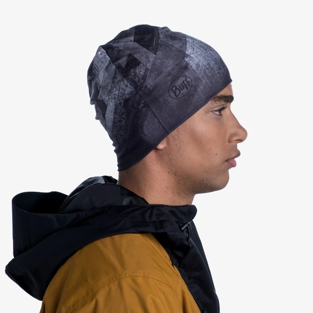 Шапка Buff Microfiber Reversible Hat concrete grey сірий - зображення 5