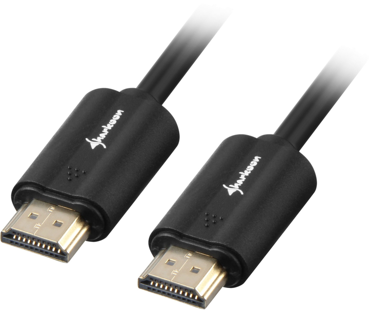 Kabel Sharkoon HDMI - HDMI 2.0 4K M/M 3 m Black (4044951018048) - obraz 2