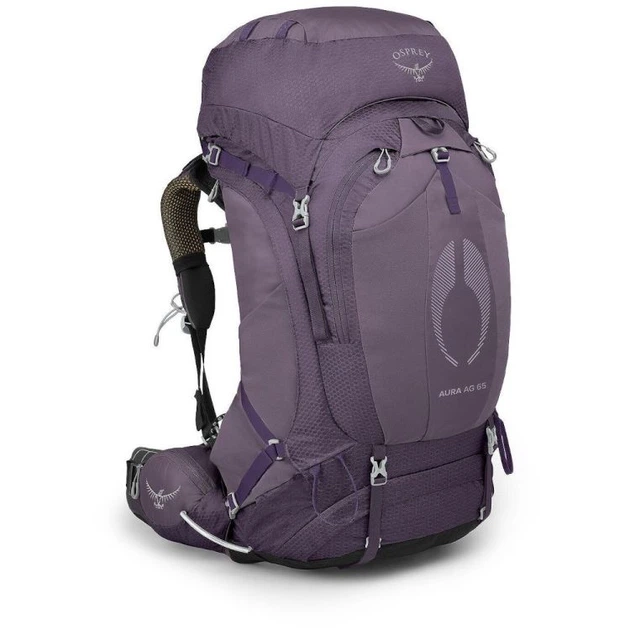 Рюкзак Osprey Aura AG 65 purple - WM/L - фіолетовий - Фото 1 Рюкзак Osprey Aura AG 65 purple - WM/L - фіолетовий - зображення 1