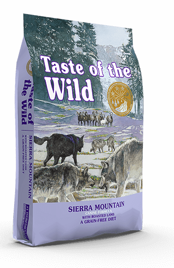 Сухий корм для собак усіх порід та всіх стадій життя Taste of the Wild SIERRA MOUNTAINE CANINE з запеченим м'ясом ягняти 12.2 kg - Фото 1 Сухий корм для собак усіх порід та всіх стадій життя Taste of the Wild SIERRA MOUNTAINE CANINE з запеченим м'ясом ягняти 12.2 kg - изображение 1