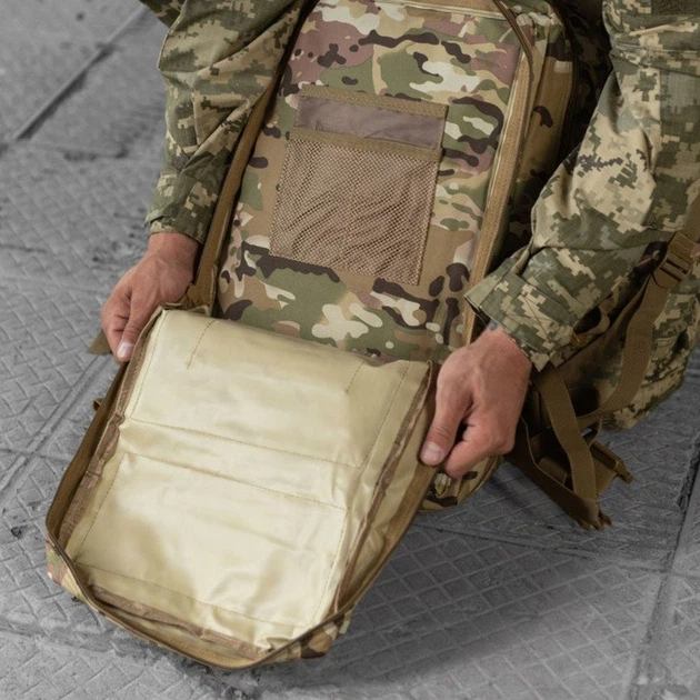 Тактический рюкзак Lazer с системой крепления Molle Laser Cut 45 л мультикам - изображение 7