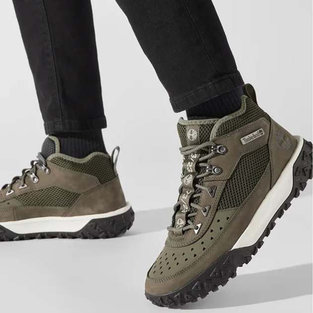 Чоловічі черевики для трекінгу Timberland GreenStride Motion 6 TB0A5VCVA581 43 (9US) 27 см Зелені (196249558850) - зображення 2