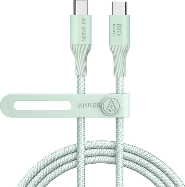 Kabel Anker USB Type-C - USB Type-C 140 W 1.8 m Green (ANK/A80F6H61) - obraz 1