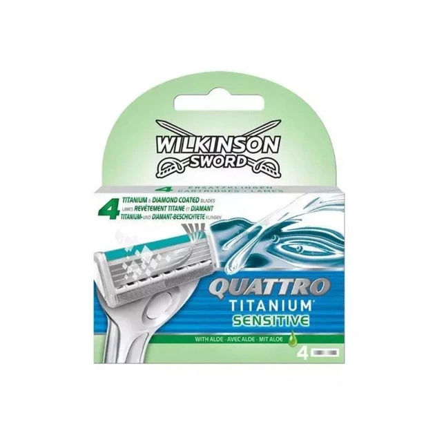 Змінні для гоління Wilkinson Quattro 4шт (RD) - Фото 1 Змінні для гоління Wilkinson Quattro 4шт (RD) - изображение 1