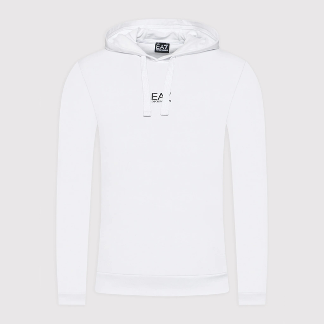 Спортивний костюм чоловічий EA7 Train Core Id M T-Suit Hoodie Rn Ch Coft S Білий/Чорний (8056861842602) - зображення 9