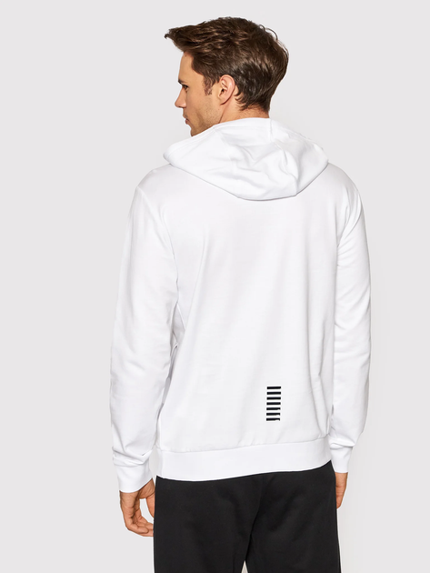 Спортивний костюм чоловічий EA7 Train Core Id M T-Suit Hoodie Rn Ch Coft L Білий/Чорний (8056861842589) - зображення 3