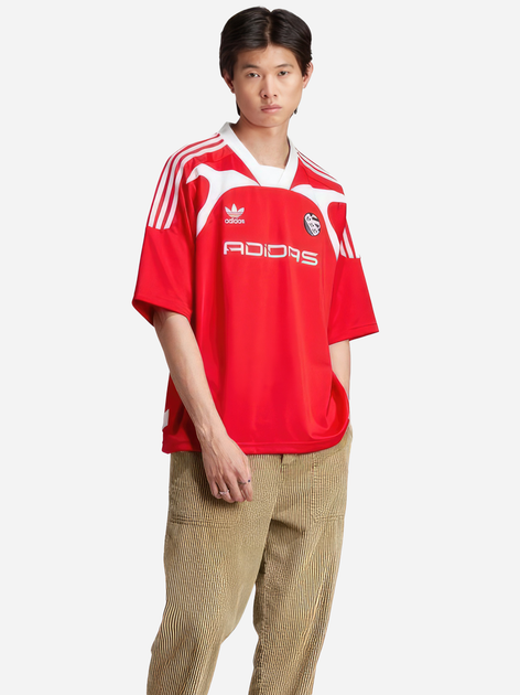 Спортивна футболка чоловіча Adidas IW3637 XL Червона (4067886872929) - зображення 3