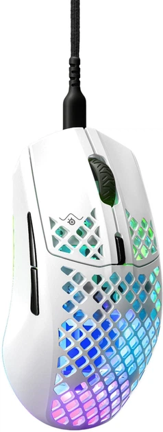 Mysz SteelSeries Aerox 3 USB Snow (5707119043212) - obraz 3