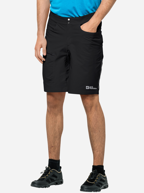 Спортивні шорти чоловічі Jack Wolfskin Tourer Shorts M 1507231-6000 58 Чорні (4064993142747) - зображення 1