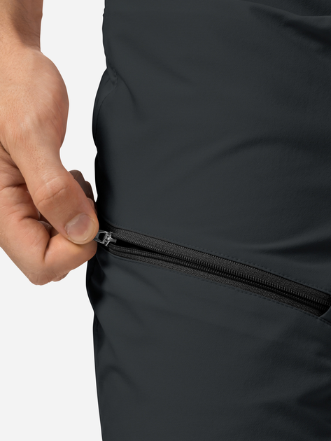 Spodenki sportowe męskie Jack Wolfskin Tourer Shorts M 1507231-6000 58 Czarne (4064993142747) - obraz 4