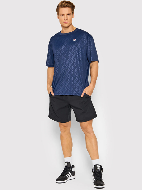 Koszulka sportowa męska Fila 689171-170 L Niebieska (4064556142863) - obraz 3