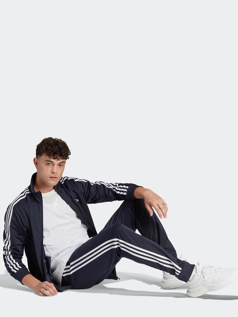 Komplet sportowy męski (bluza bez kaptura + spodnie) adidas HZ2220 M Granatowy (4066745439037) - obraz 3