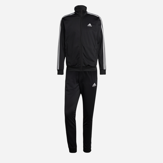 Komplet sportowy męski adidas 3Stripes Tricot Track Suit IC6747 S-Short Czarny (4065432655729) - obraz 8