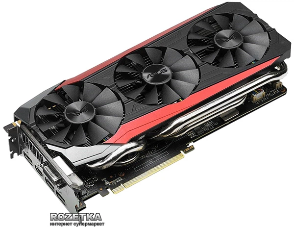 Видеокарта Asus PCI-Ex GeForce GTX 980 Ti Strix 6GB GDDR5