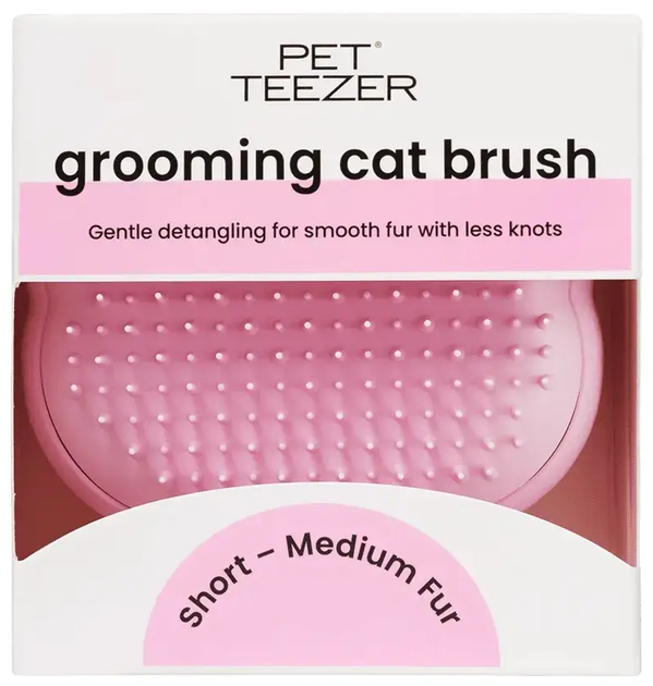 Szczotka do czesania kotów Pet Teezer Cat Grooming Millenial Pink (5060926686141) - obraz 4