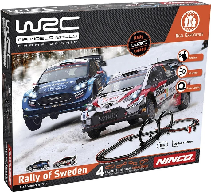 Tor wyścigowy Ninco WRC Rally of Sweden 6 m (8410788910132) - obraz 1