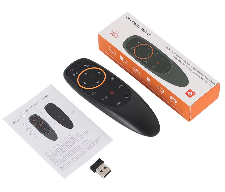 Мышка-пульт Air Mouse G10S с микрофоном и гироскопом, для Андроид, приставок TV, ПК - Фото 2 Мышка-пульт Air Mouse G10S с микрофоном и гироскопом, для Андроид, приставок TV, ПК - изображение 2