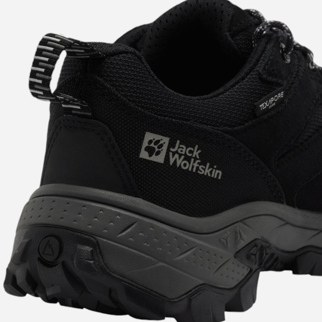 Buty trekkingowe męskie Jack Wolfskin Vojo Tour Texapore Low M A62070_6350 40.5 Czarne (4064886369428) - obraz 8