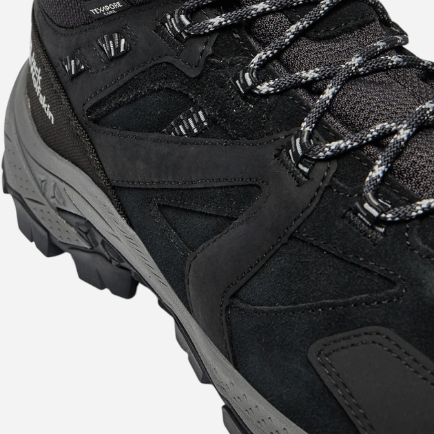 Чоловічі черевики для трекінгу з мембраною Jack Wolfskin Vojo Tour LT Texapore Mid M A62074_6350 41 Темно-сірі (4064886364348) - зображення 6