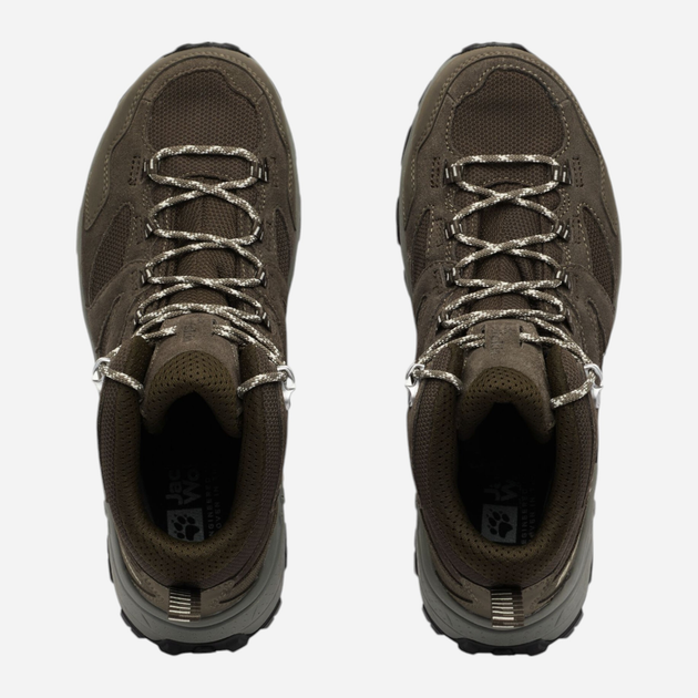 Чоловічі черевики для трекінгу з мембраною Jack Wolfskin Vojo Tour Texapore Mid M A62072_5719 40.5 Темно-коричневі (4064886369350) - зображення 5