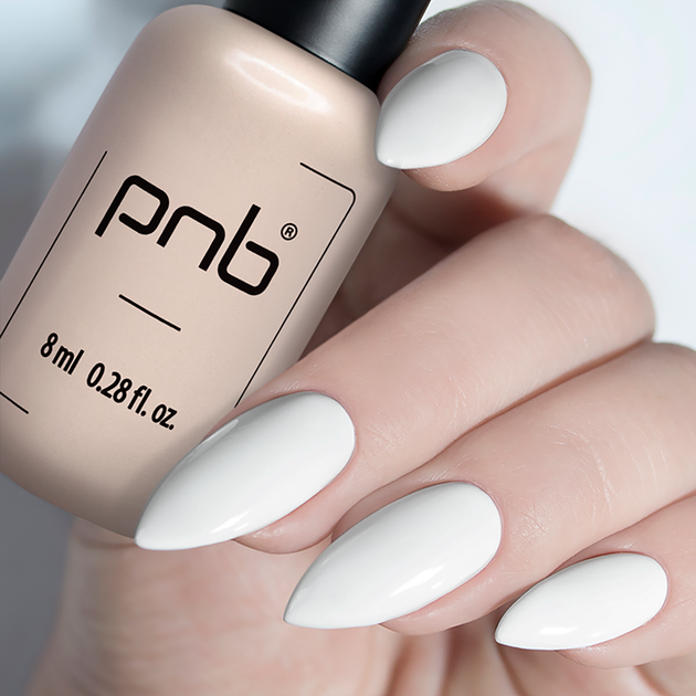 Гель лак PNB Snow White 001 8 мл - изображение 3
