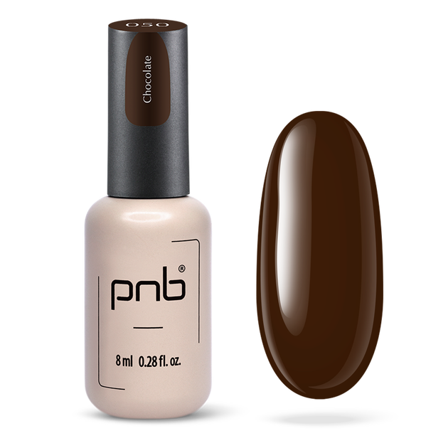 Гель лак PNB Chocolate 050 8 мл - Фото 1 Гель лак PNB Chocolate 050 8 мл - зображення 1