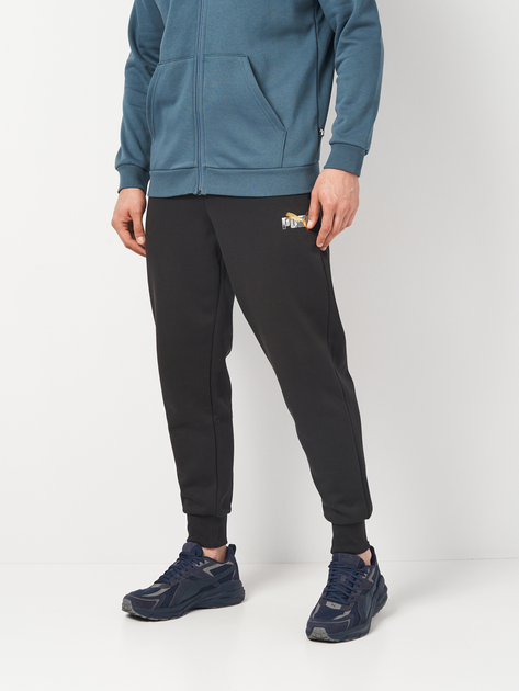 Акція на Спортивні штани утеплені чоловічі Puma Ess+ Logo Lab Sweatpants 68185301 XL Чорні від Rozetka