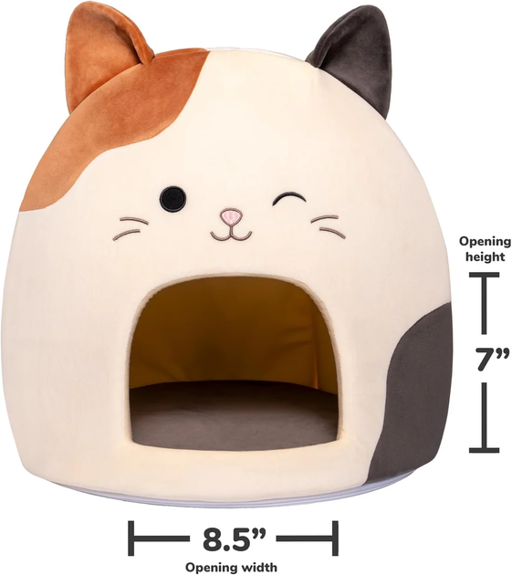 Лежак для домашніх тварин Squishmallows Covered Pet Bed Cam The Cat JPT0137 (0191726512004) - зображення 8
