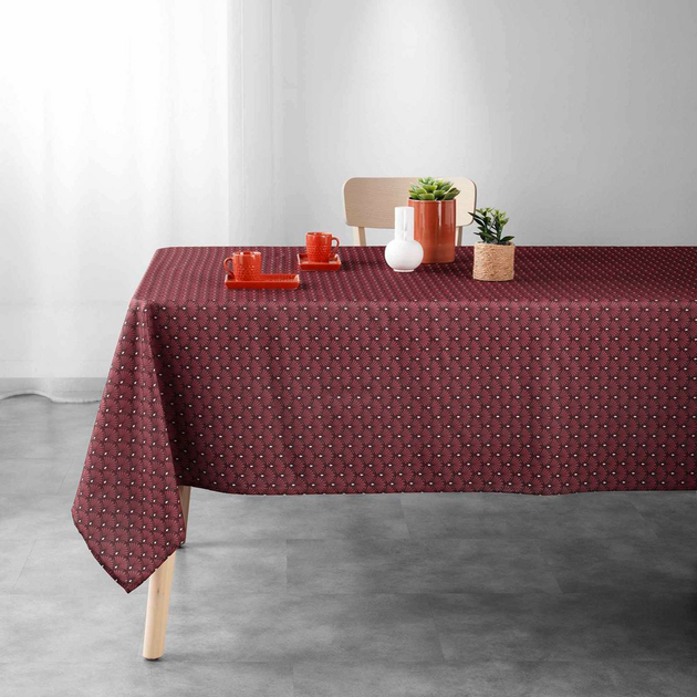 Скатертина Douceur d'interieur Artchic прямокутна 145 x 240 см Бордова (3574387230437) - зображення 3
