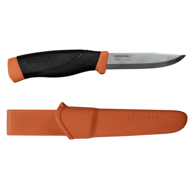 Нож Morakniv Companion HeavyDuty Burnt Orange из нержавеющей стали (13260) - изображение 1