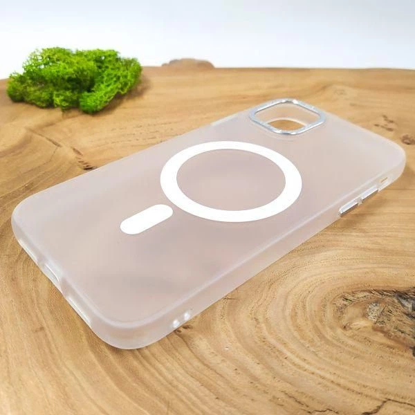 Чохол для Baseus Smoke case Matte with MagSafe для iPhone 11 White - Фото 3 Чохол для Baseus Smoke case Matte with MagSafe для iPhone 11 White - зображення 3